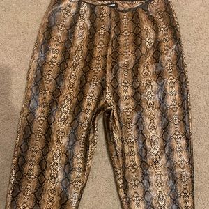 Snakeskin FN bottoms .